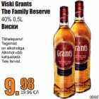 Allahindlus - Viski Grants
The Family Reserve
40% 0,5L

