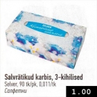 Allahindlus - Salvrätikud karbis, 3-kihilised