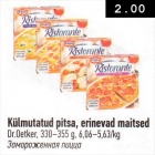 Külmutatud pitsa, erinevad maitsed