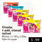Allahindlus - Kiisueine, 4-pakk, erinevad maitsed