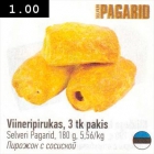Viineripirukas, 3 tk pakis