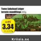 Allahindlus - Tume šokolaad Leiger tervete mandlitega 300 g