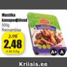 Mustika kanapooltiivad