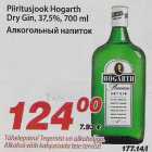 Allahindlus - Piiritusjook Hogarth Dry Gin