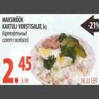Картофельный салат с колбасой