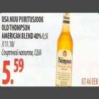 Alkohol - USA muu piiritusjook Old Thompson American Blend
