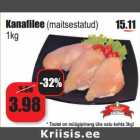 Allahindlus - Kanafilee (maitsestatud)
1kg
