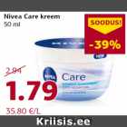 Nivea Care kreem
50 ml