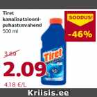 Tiret
kanalisatsioonipuhastusvahend
500 ml