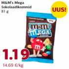 M&M’s Mega
šokolaadikommid
81 g
