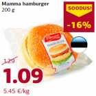 Allahindlus - Mamma hamburger
200 g