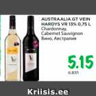 AUSTRAALIA GT VEIN
HARDYS VR 13% 0,75 L