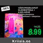 VÄRVIMISRAAMAT
KLEEBISTEGA +
KAELAEHE