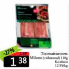 Toorsuitsuvorst Milano