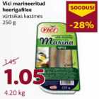 Vici marineeritud heeringafilee vürstikas kastmes 250 g