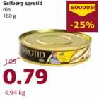Seilberg sprotid õlis 160 g