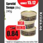 Sprotid
Senga  (õlis) 240g