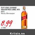 Šoti viski Johnnie Walker Red Label