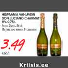 Hispaania vahuvein Don Luciano Charmat
Semi Seco_ Brut