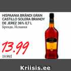 Allahindlus - Hispaania brändiGran Castillo Solera Brandy De Jerez