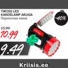 Tiross Led kandelamp akuga