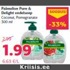 Allahindlus - Palmolive Pure &
Delight vedelseep