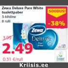 Zewa Deluxe Pure White
tualettpaber