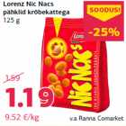 Lorenz Nic Nacs
pähklid krõbekattega
125 g