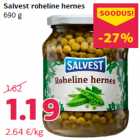 Allahindlus - Salvest roheline hernes
690 g