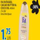 Allahindlus - Fa dušigeel cacao butter & coco oil