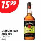 Allahindlus - Liköör Jim Beam
Apple 35%