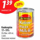 Allahindlus - Kookospiim
17–19% 