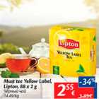 Allahindlus - Must tee Yellow Label, Lipton