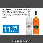 Allahindlus - RUMM OLD CAPTAIN 37,5% 
0,7 l