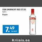 VIIN SMIRNOFF RED 37,5%
0,5 l