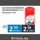 Allahindlus - OLD SPICE WHITEWATER 
PULKDEODORANT 
50 ml  