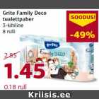 Allahindlus - Grite Family Deco
tualettpaber