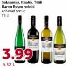 Saksamaa, Itaalia, Tšiili
Baron Rosen veinid