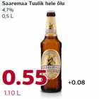 Saaremaa Tuulik hele õlu