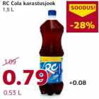 Прохладительный напиток
RC Cola 1,5 л