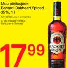 Allahindlus - Muu piiritusjook Bacardi Oakheart Spiced