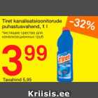 Allahindlus - Tiret kanalisatsioonitorude puhastusvahend, 1 l