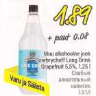 Allahindlus - Muu alkohoolne jook Sinebrychoff Long Drink Grapefruit