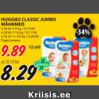 Mähkmed - HUGGIES CLASSIC JUMBO
MÄHKMED