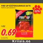 FIRE-UP SÜÜTEKUUBIKUD 28 TK