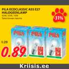 Allahindlus - PILA ECOCLASSIC A55 E27
HALOGEENLAMP