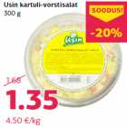 Usin kartuli-vorstisalat
300 g