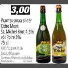 Allahindlus - Prantsusmaa siider Cidre Mont St. Michel Brut või Poire