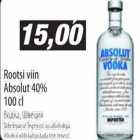 Allahindlus - Rootsi viin Absolut