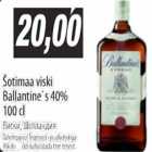 Alkohol - Šotimaa viski Ballantine